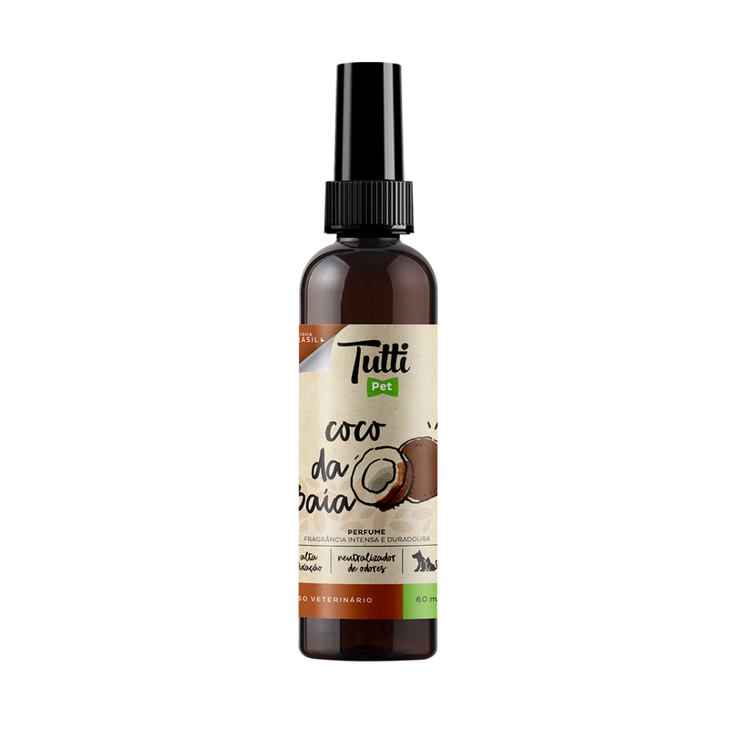 Perfume Tutti Pet Linha Brasil para Cães e Gatos 60ml