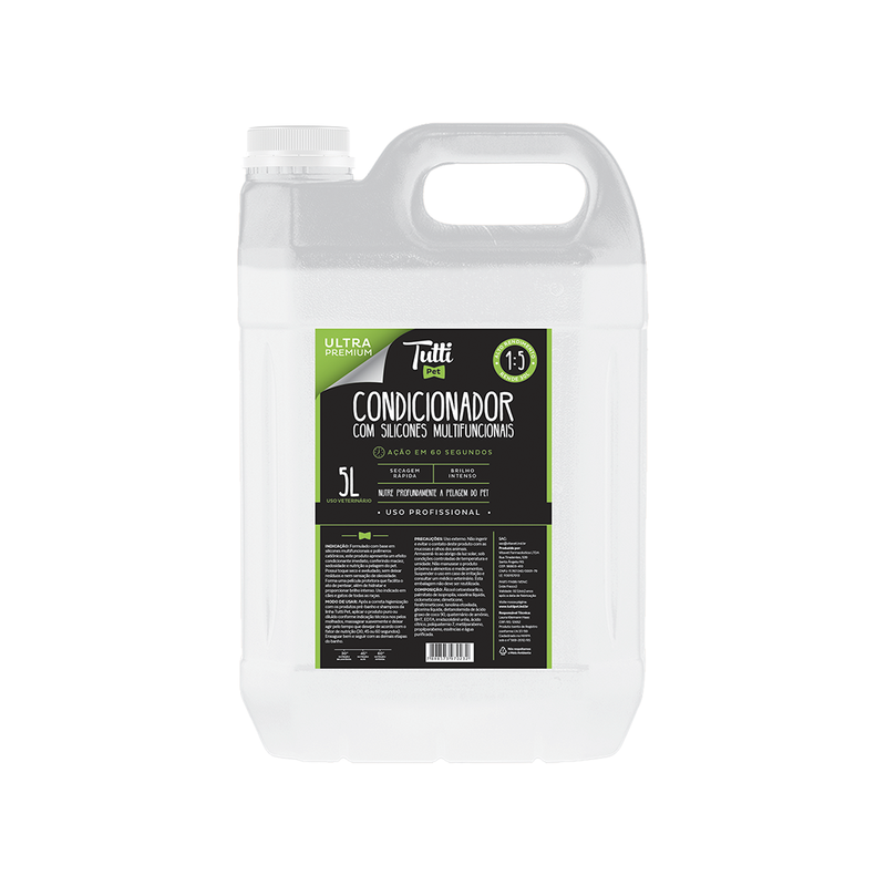 Condicionador com Silicones Multifuncionais para Cães e Gatos