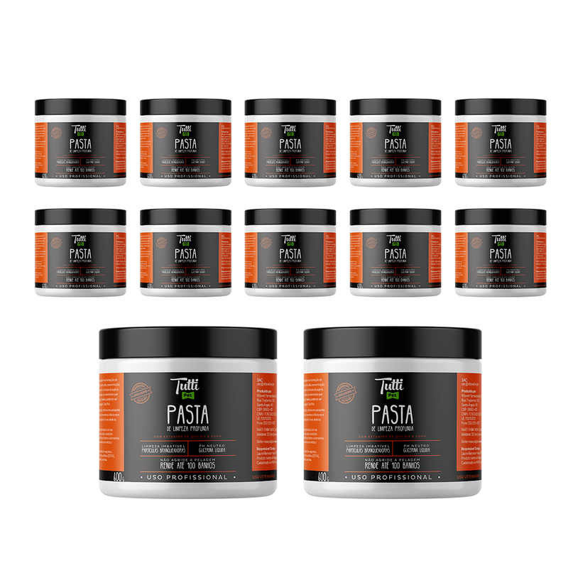 Kit Pasta de Limpeza Profunda - Pague 10 Leve 12