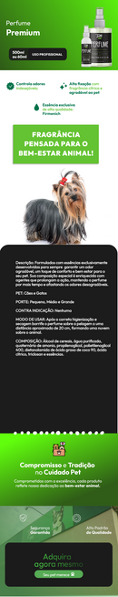 Perfume Premium Pet para Cães e Gatos