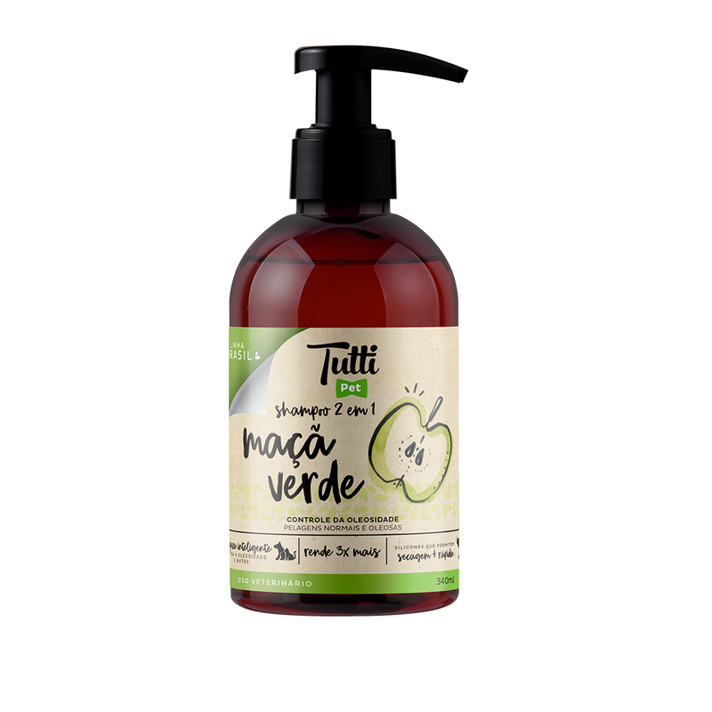 Shampoo Tutti Pet Linha Brasil para Cães e Gatos 340ml